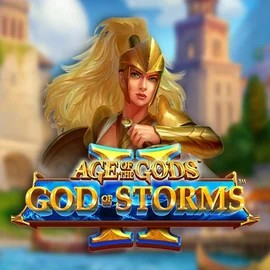 Age Of The Gods: God Of Storms 2 slot visual from Playtech available on fugucasinoo.eu.com
