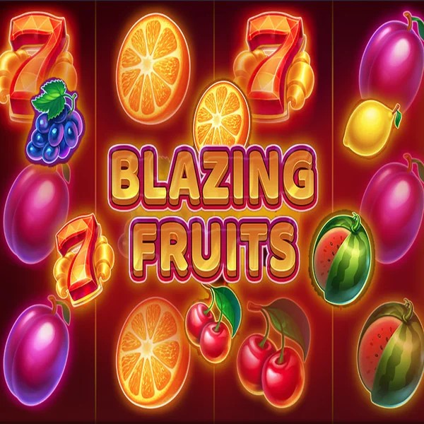 Blazing Fruits logo by Inbet Games at Fugu Casino