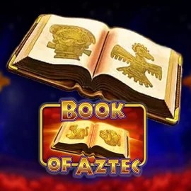 Official Slots logo: Book of Aztec by Amatic Industries at Fugu Casino