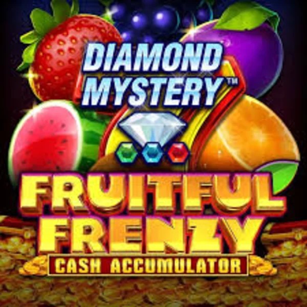 Slots logo of Diamond Mystery Fruitful Frenzy Cash Accumulator from Greentube at Fugu Casino