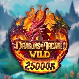 Dragons of Arcane Wild logo by Foxium at Fugu Casino