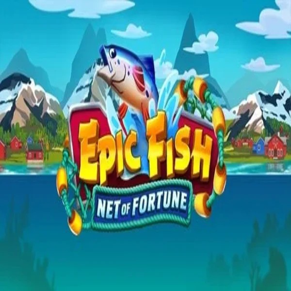 Epic Fish Net of Fortune online game logo by Quickspin on fugucasinoo.eu.com
