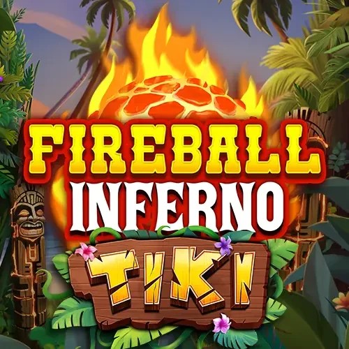 Fireball Inferno Tiki online game logo by NetEnt on fugucasinoo.eu.com