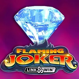 Flaming Joker Link and Win logo – Slots by Barstruck at Fugu Casino