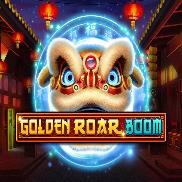 Official Slots logo: Golden Roar BOOM by Greentube at Fugu Casino