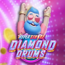 Hyper Strike Diamond Drums slot visual from Gameburger Studios available on fugucasinoo.eu.com