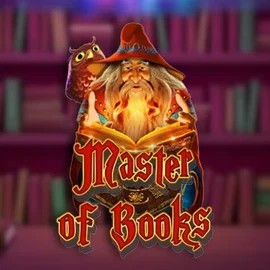Official Slots logo: Master of Books by Swintt at Fugu Casino
