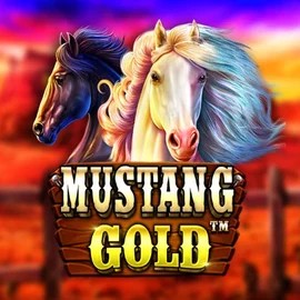 Mustang Gold logo by Pragmatic Play at Fugu Casino
