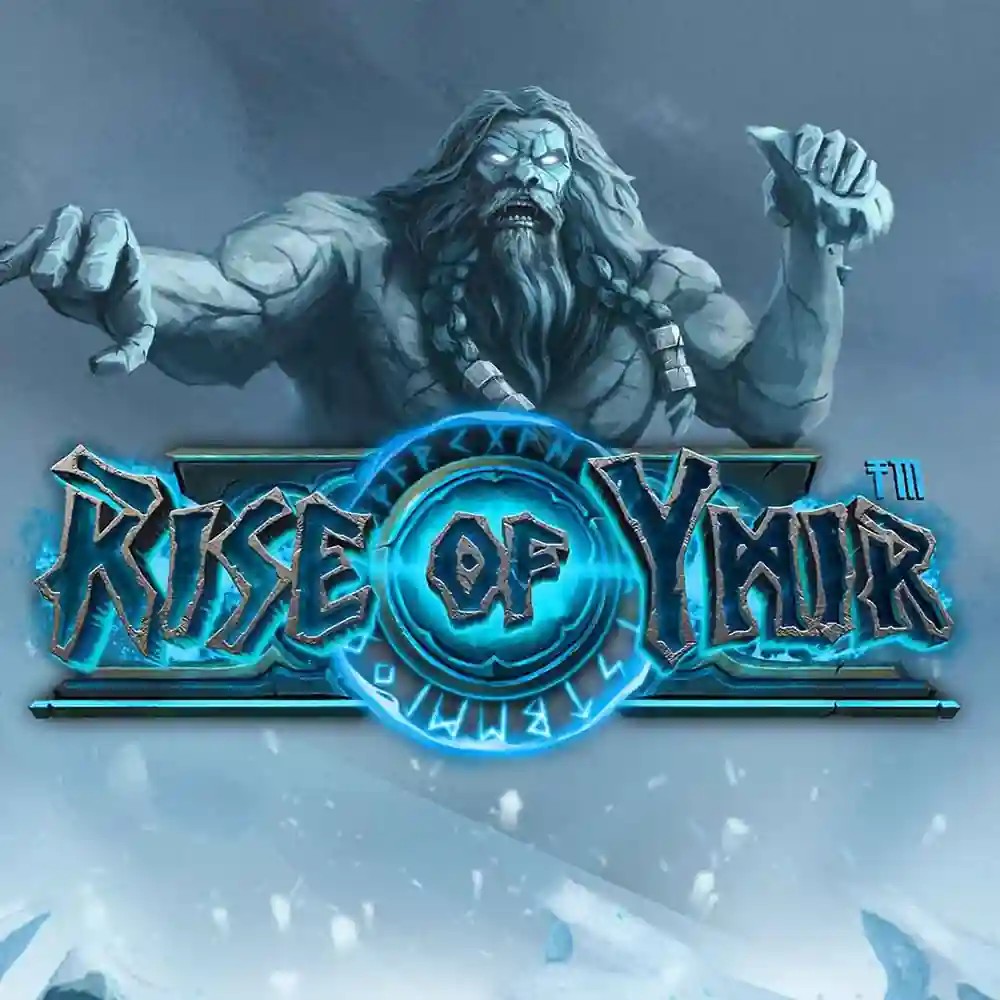 Official Slots logo: Rise of Ymir by Hacksaw Gaming at Fugu Casino