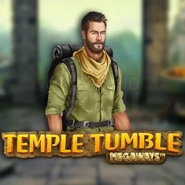 Temple Tumble Megaways slot logo by Relax Gaming at Fugu CasinoTemple Tumble Megaways