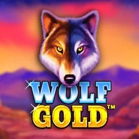 Wolf Gold logo by Pragmatic Play at Fugu Casino